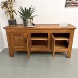 1950s Brutalist Sideboard in Solid Elm