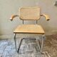 Cesca B64 armchair designed by Marcel Breuer, vintage Italy, 1980s.