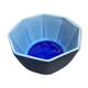 Coupelle intérieur émaillé bleu