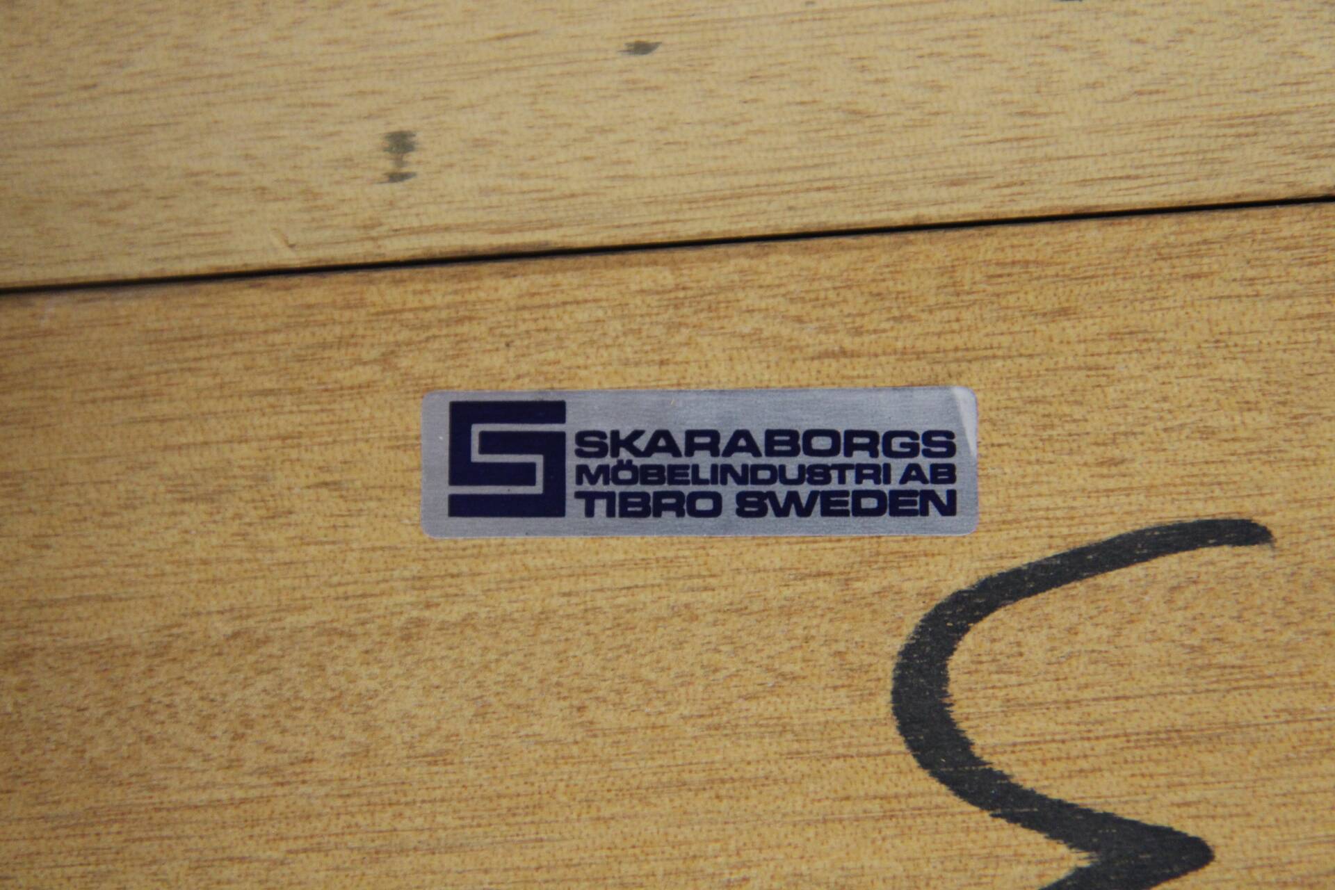 Scandinavian dining table, Skaraborg Möbelindustri, Tibro, Sweden, 1960