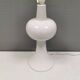 Large and beautiful Italian Table Lamp in white porcelain, estimated 1980s.