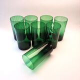 Set of eight Glasses 1970s