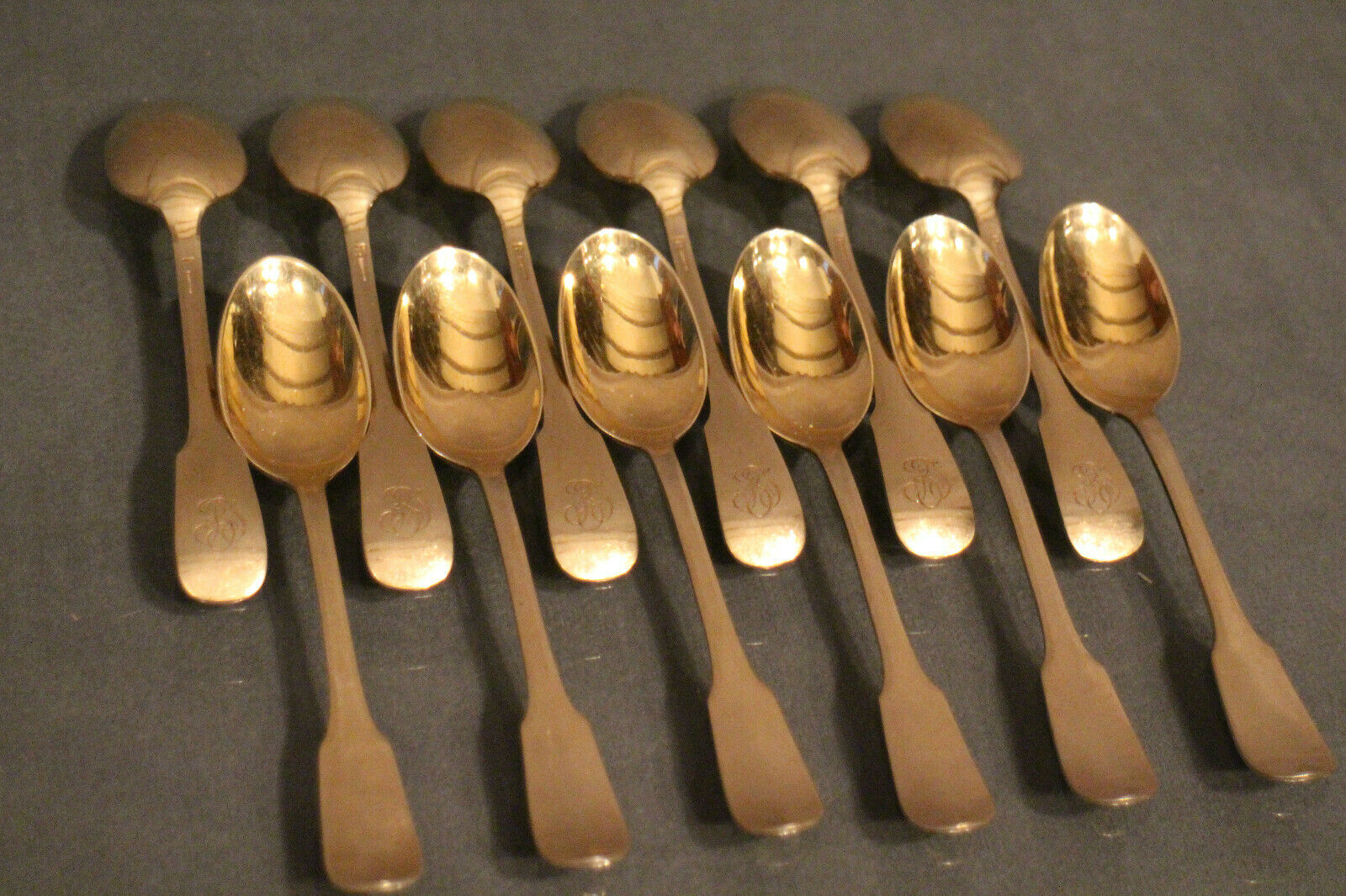 Boulenger's 12-square-plate gold metal single-plate set