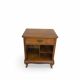 Antique Italian bedside table in solid walnut, 1920s/1930s