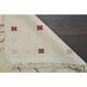 1970s vintage Turkish Oushak handmade wool cotton beige area rug 176x267