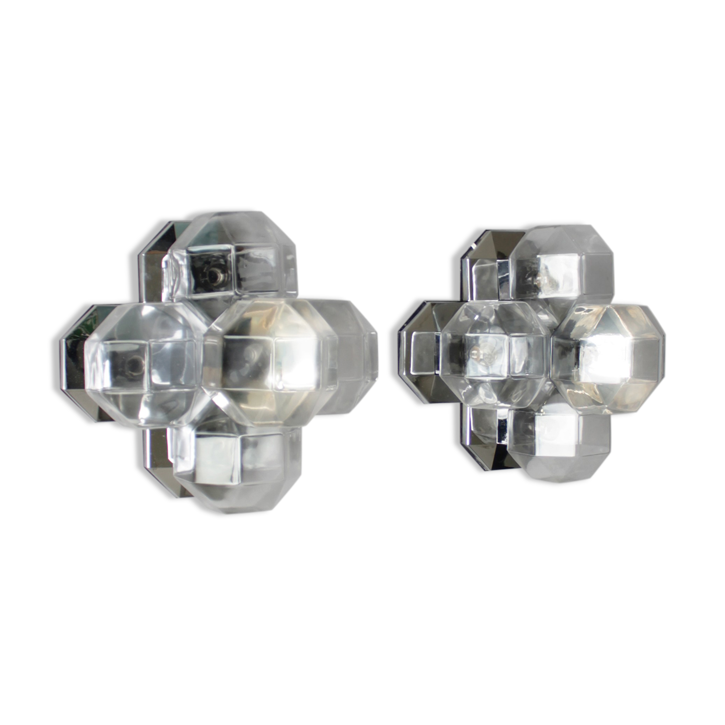 Pair of Motoko Ishii lamps for Staff, Germany
