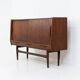 Teak highboard by Jensen & Mølholm (Denmark, 1960s).