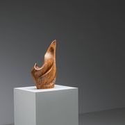 Sculptural form in solid elm