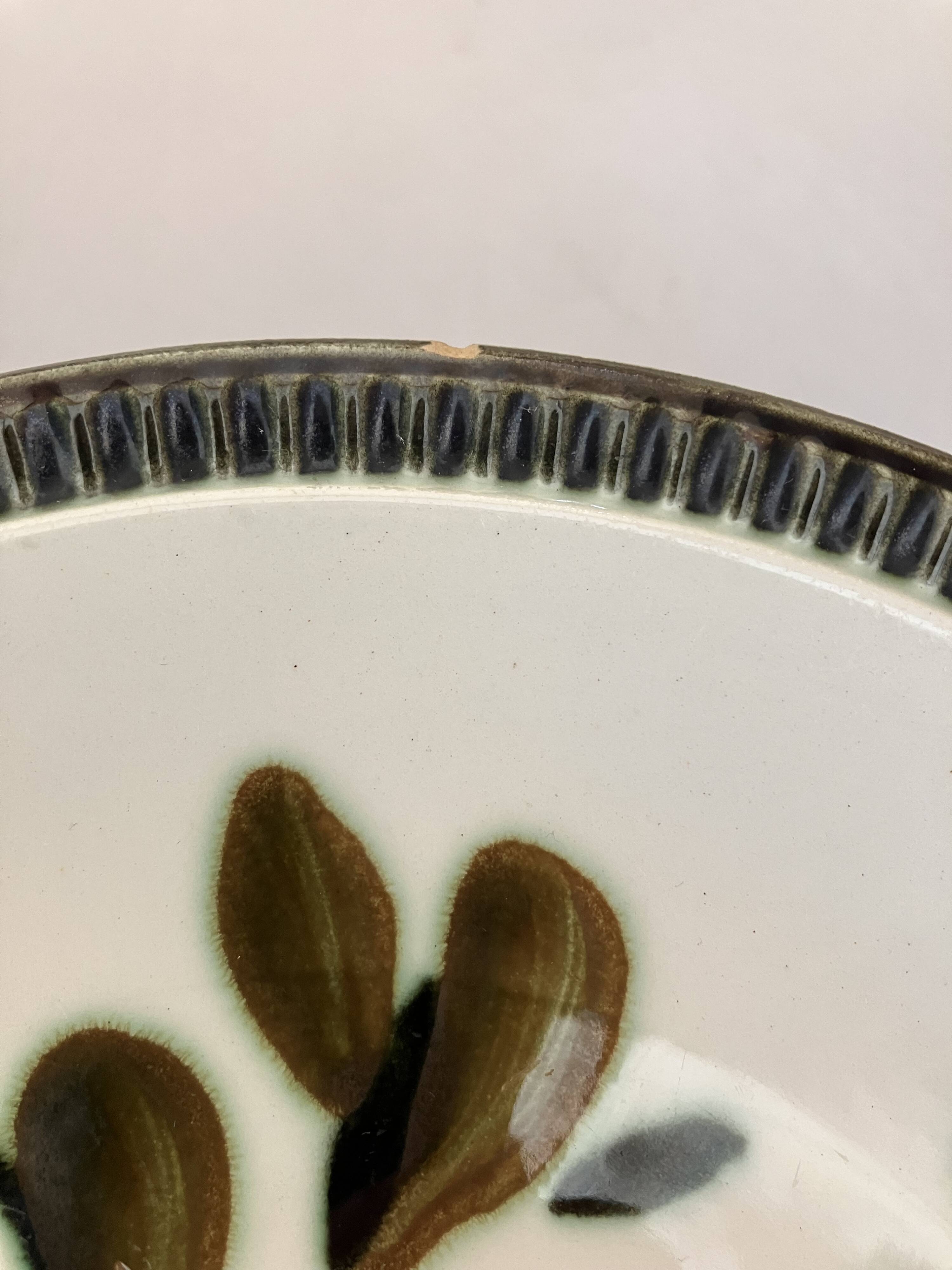 6 flat plates Argenteuil Boch Belgium