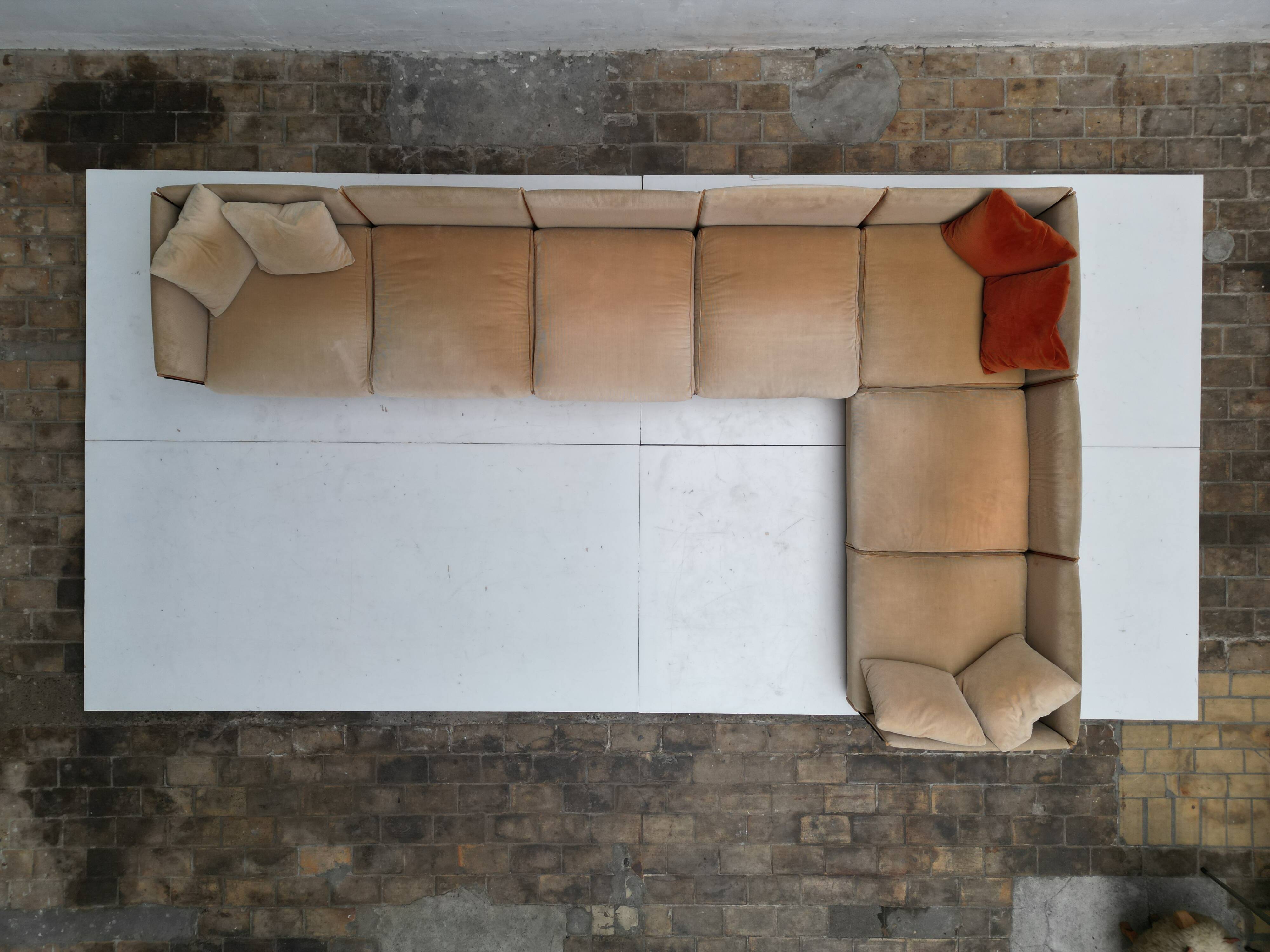 Large "Landeau" Modular Sofa by Mario Bellini for Cassina, 1970's