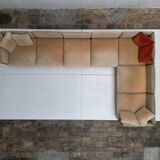 Large "Landeau" Modular Sofa by Mario Bellini for Cassina, 1970's