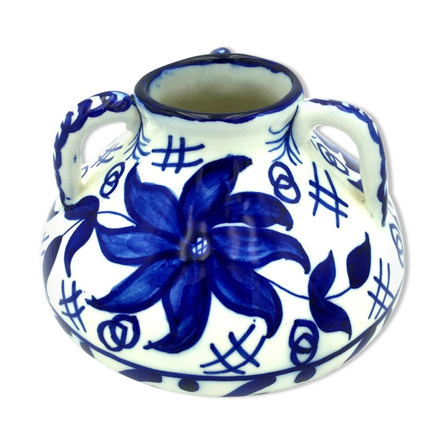 Urn with 3 handles, Fajalauza, circa 1900