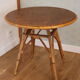 Round rattan coffee table tripod 535mm