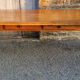 Solid oak farmhouse table, two drawers, vintage, early twentieth century.