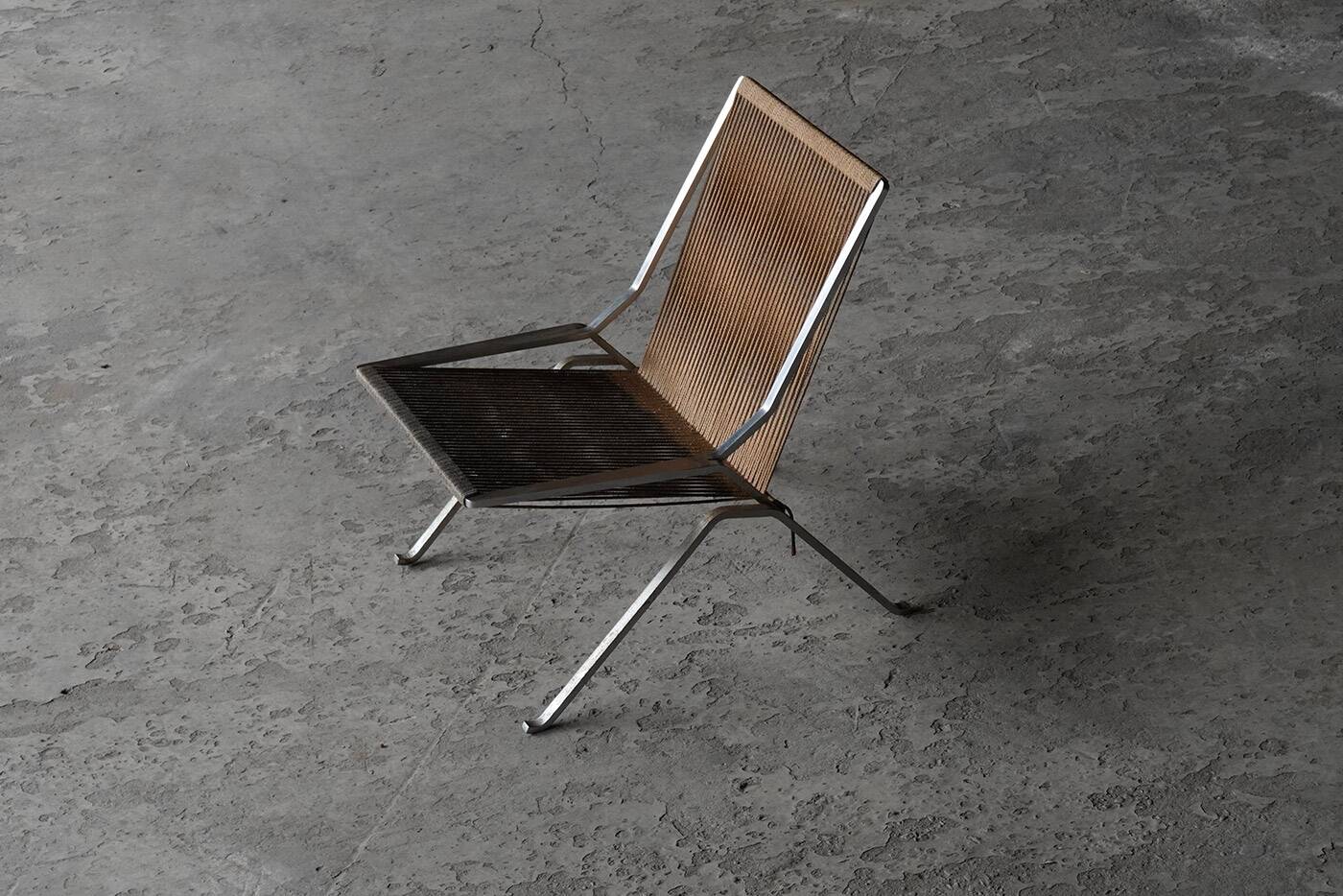 Early Poul Kjaerholm PK-25 lounge chair produced by E Kold Christensen, Denmark 1960s