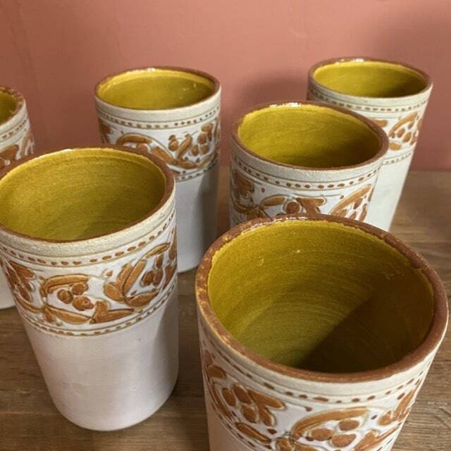 Ceramic orangeade and coffee set
