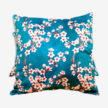 Housse de coussin cerisier en fleur