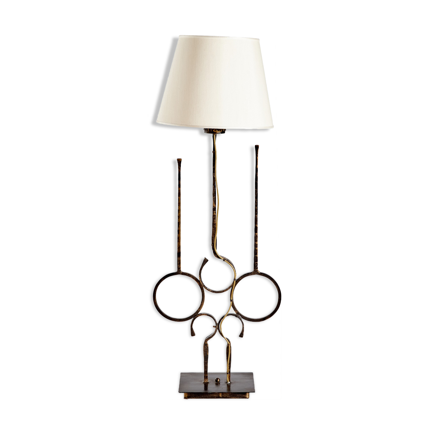 Italian wrought-iron floor lamp