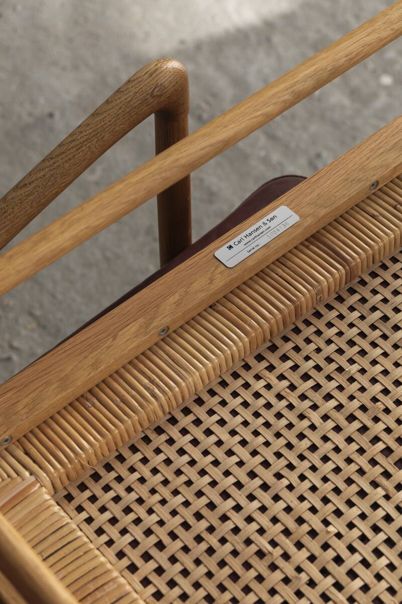 Colonial chair 'PJ-149' by Ole Wanscher, Denmark, 1990s