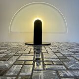 Black and smoked frosted mood lamp