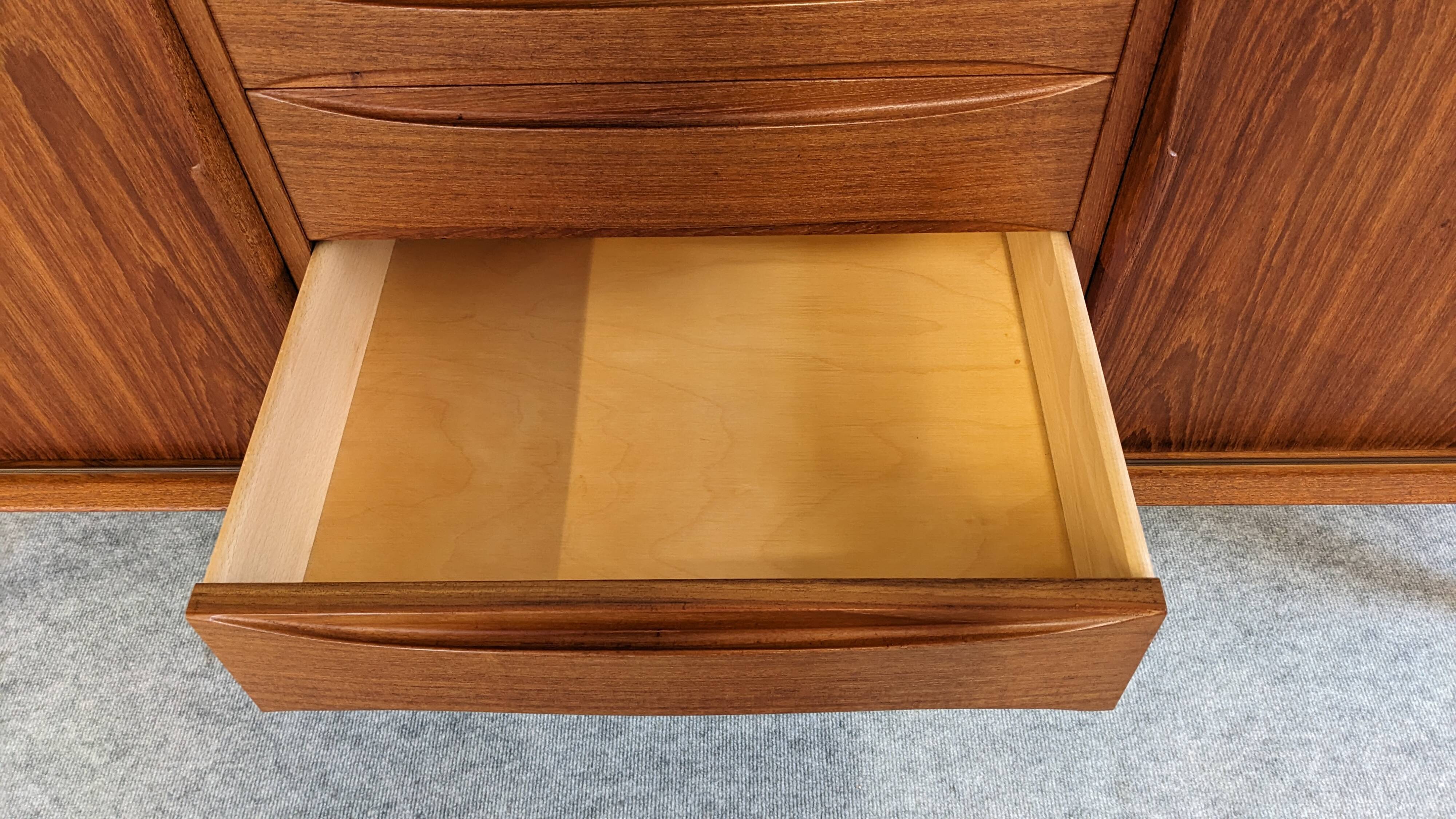 Modernist teak sideboard by Arne Vodder for Dyrlund 50s/60s