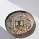 Circular decorated dish in Vallauris ceramic, 1950s