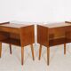 Paire de chevets vintage scandinave 1960