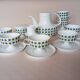 Service 8 cups "Rosette Taïga" Tapio Wirkkala & Ute Schröder for Rosenthal, ca 1970