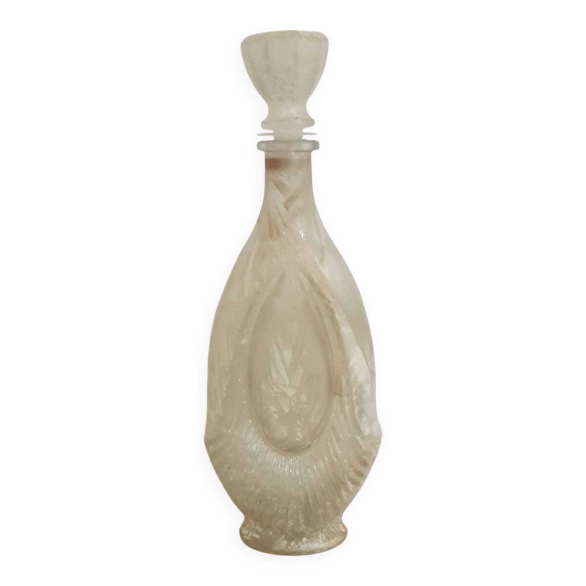 Vintage Italian polished glass carafe