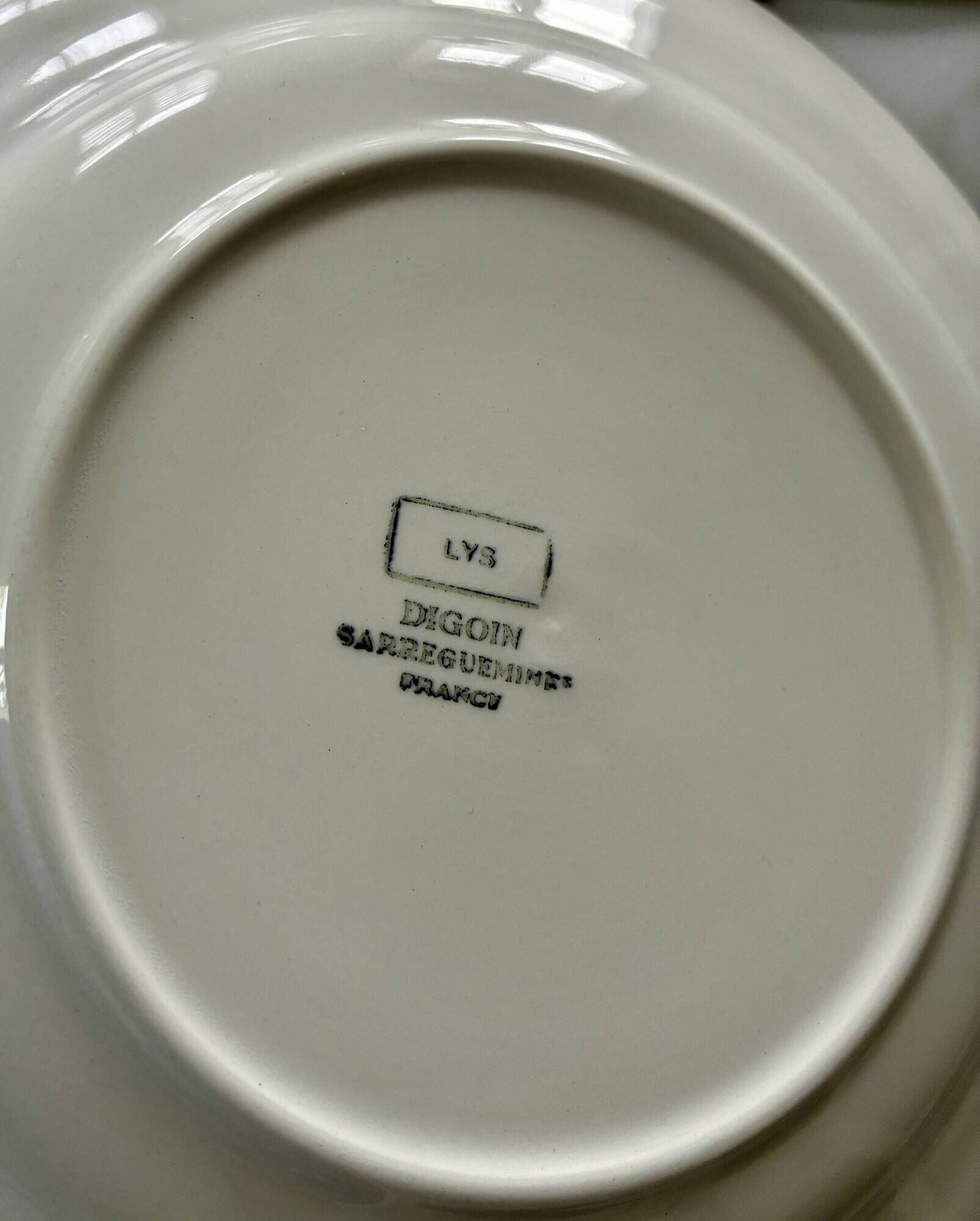 Dessert plates Digoin Sarreguemines