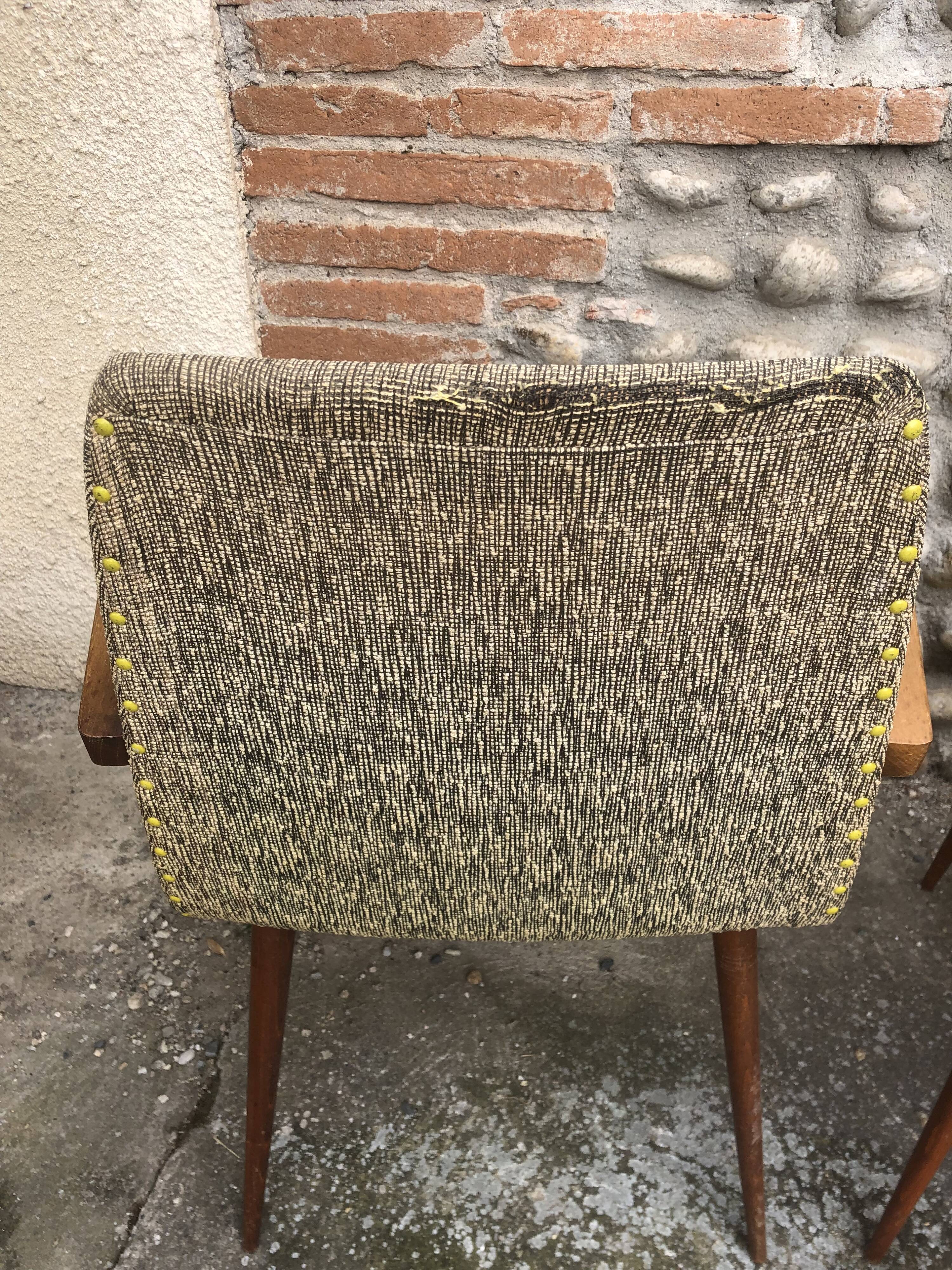 Pair of art deco armchairs