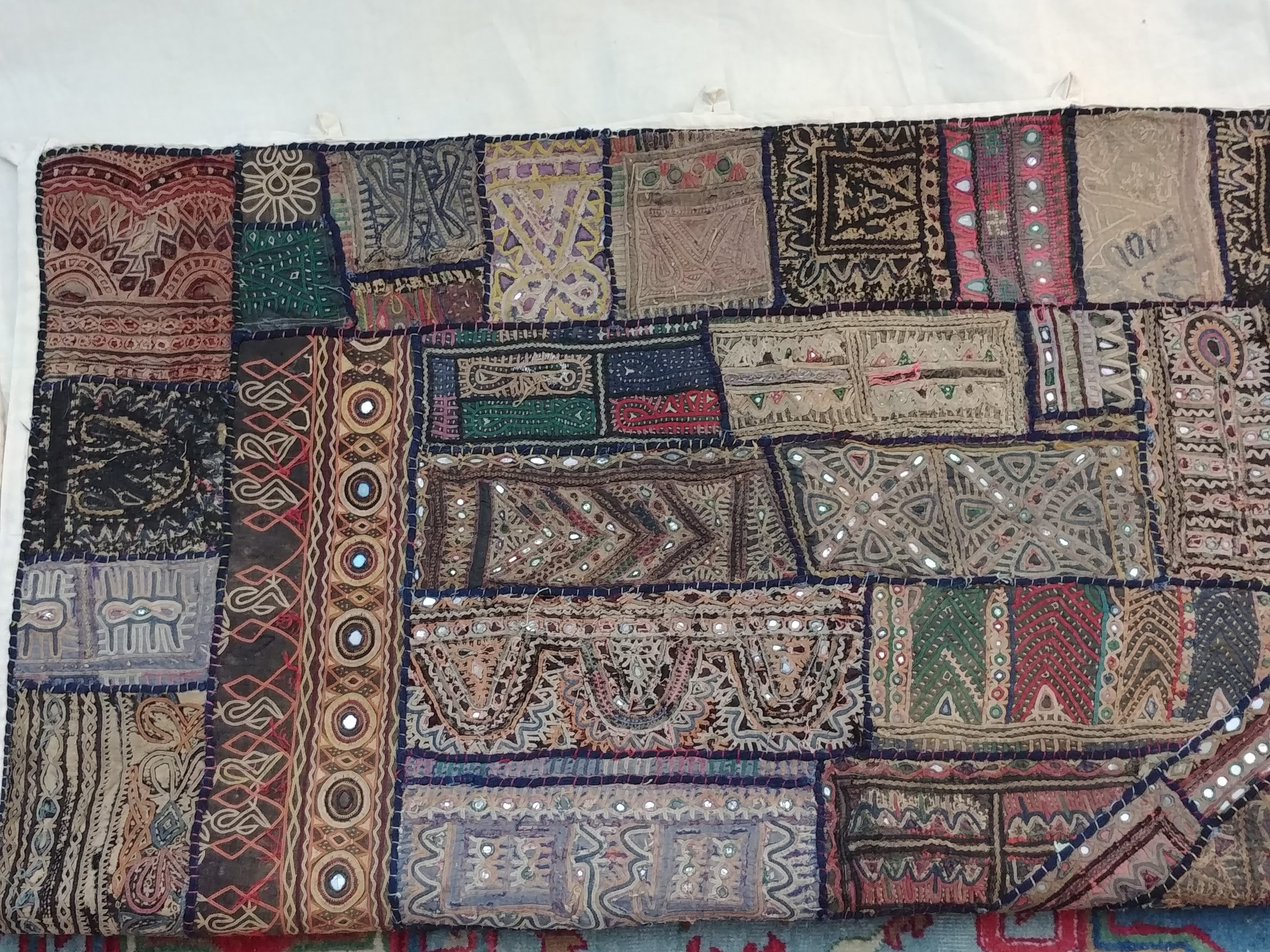 old patchwork Kutch, Gujarat, India - 190x240cm