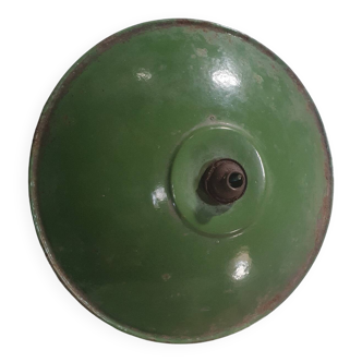 Green industrial lampshade