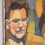 Peinture d'Aymery Rolland Musicien