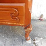 Meuble en merisier à 5 tiroirs