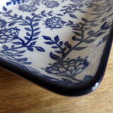 Blue and white earthenware vacuum-pocket