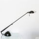 Vintage balance lamp aluminor black lacquered metal