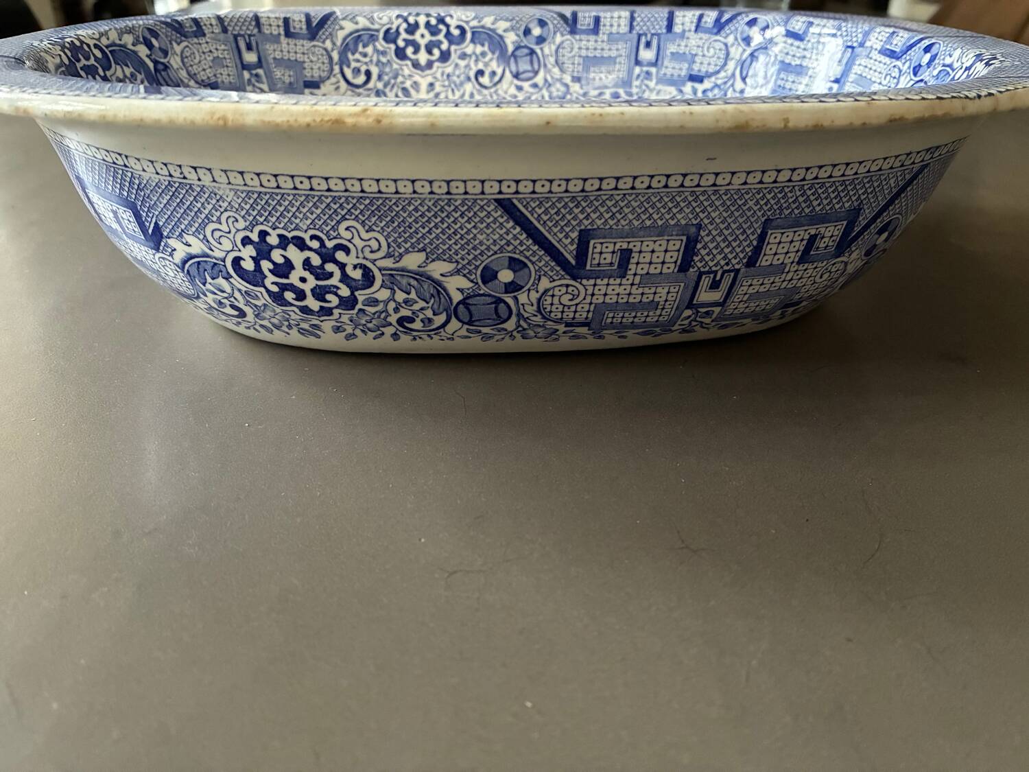 Belgian earthenware plate Boch La Louvière