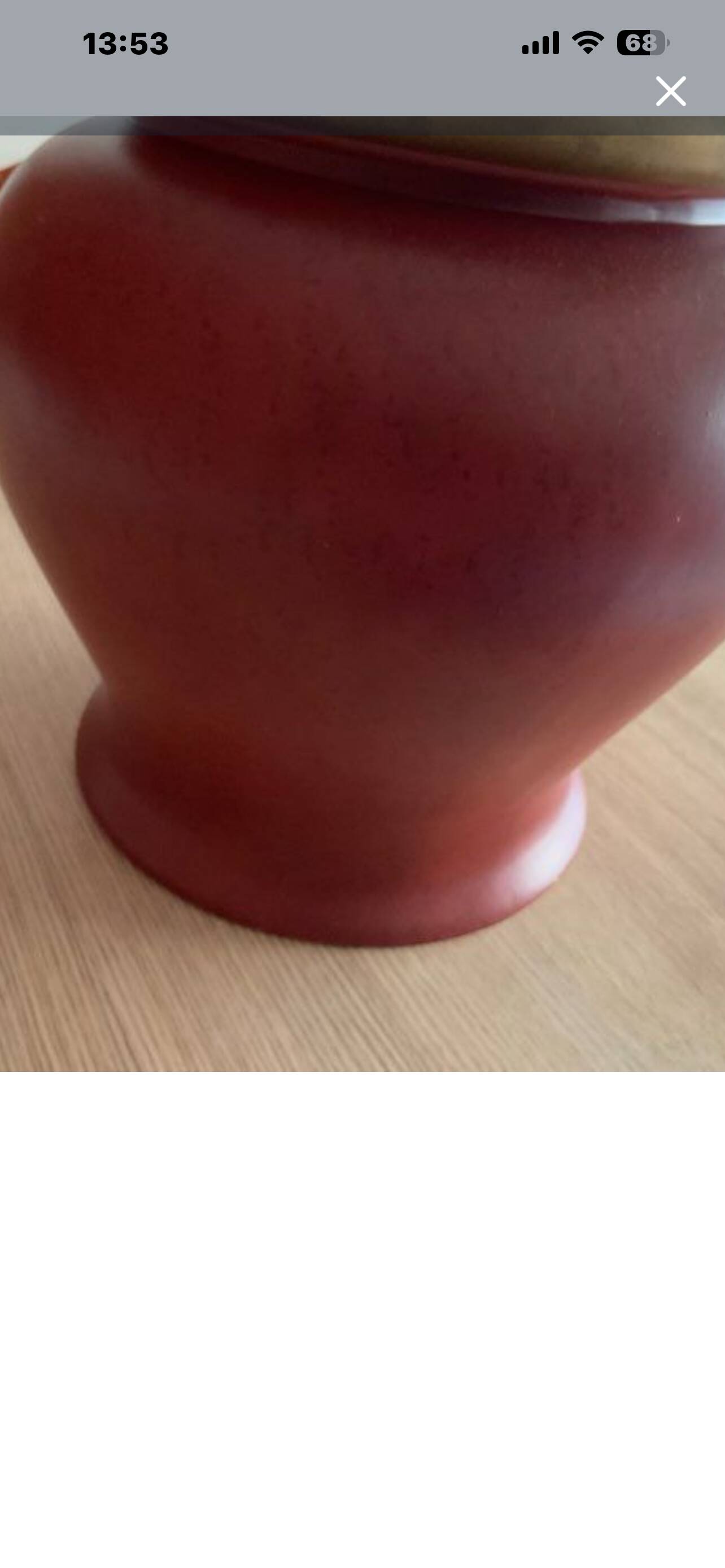 Large vintage ceramic lamp
