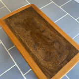 Coffee table wood and ceramic Alain Guyot