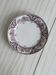 Plate with purple oriental decoration