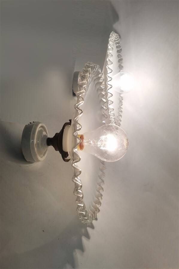 Opaline wall lights