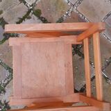 Vintage children's chair from the 50s with compass feet