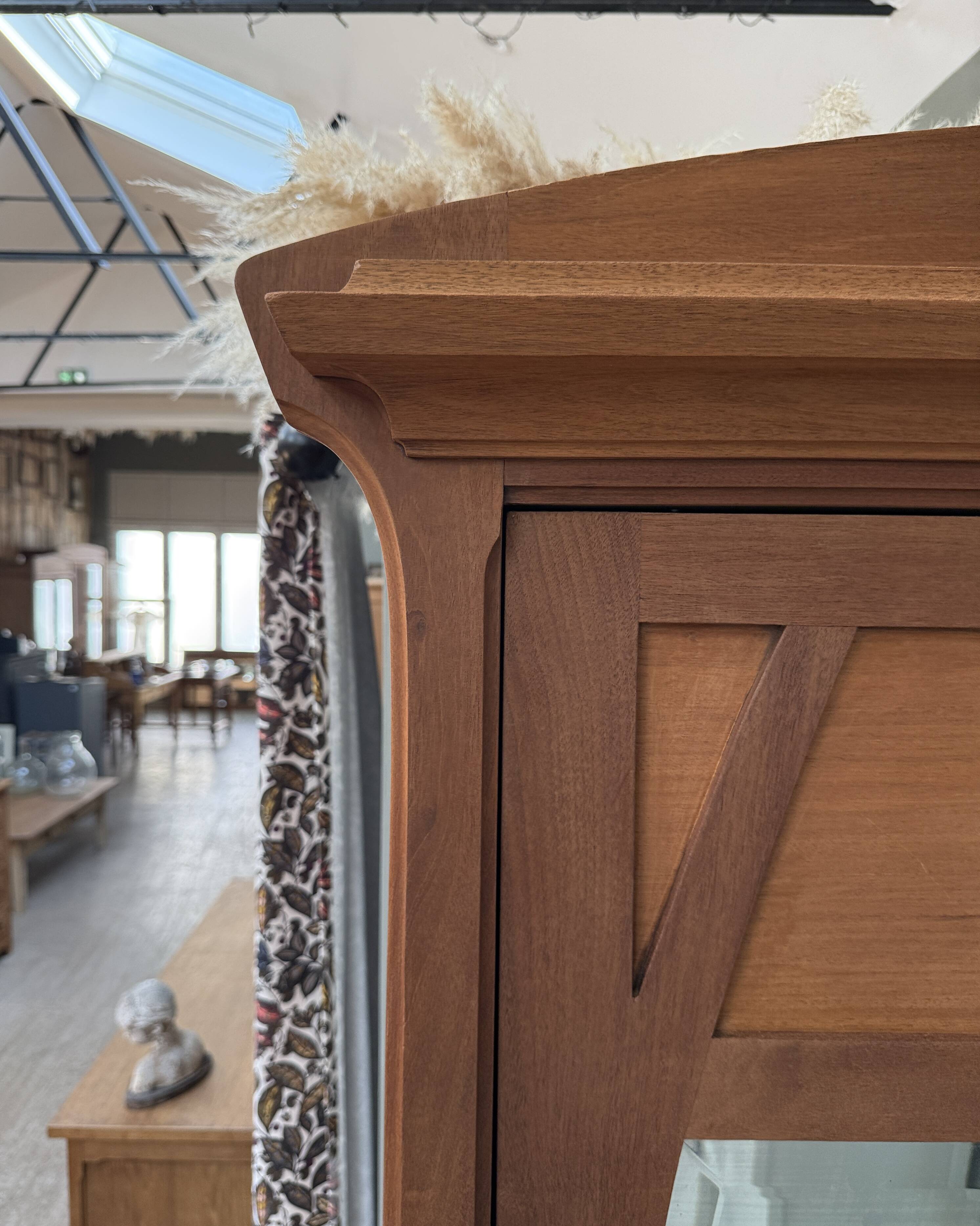 Large Art Nouveau cupboard (renovated)