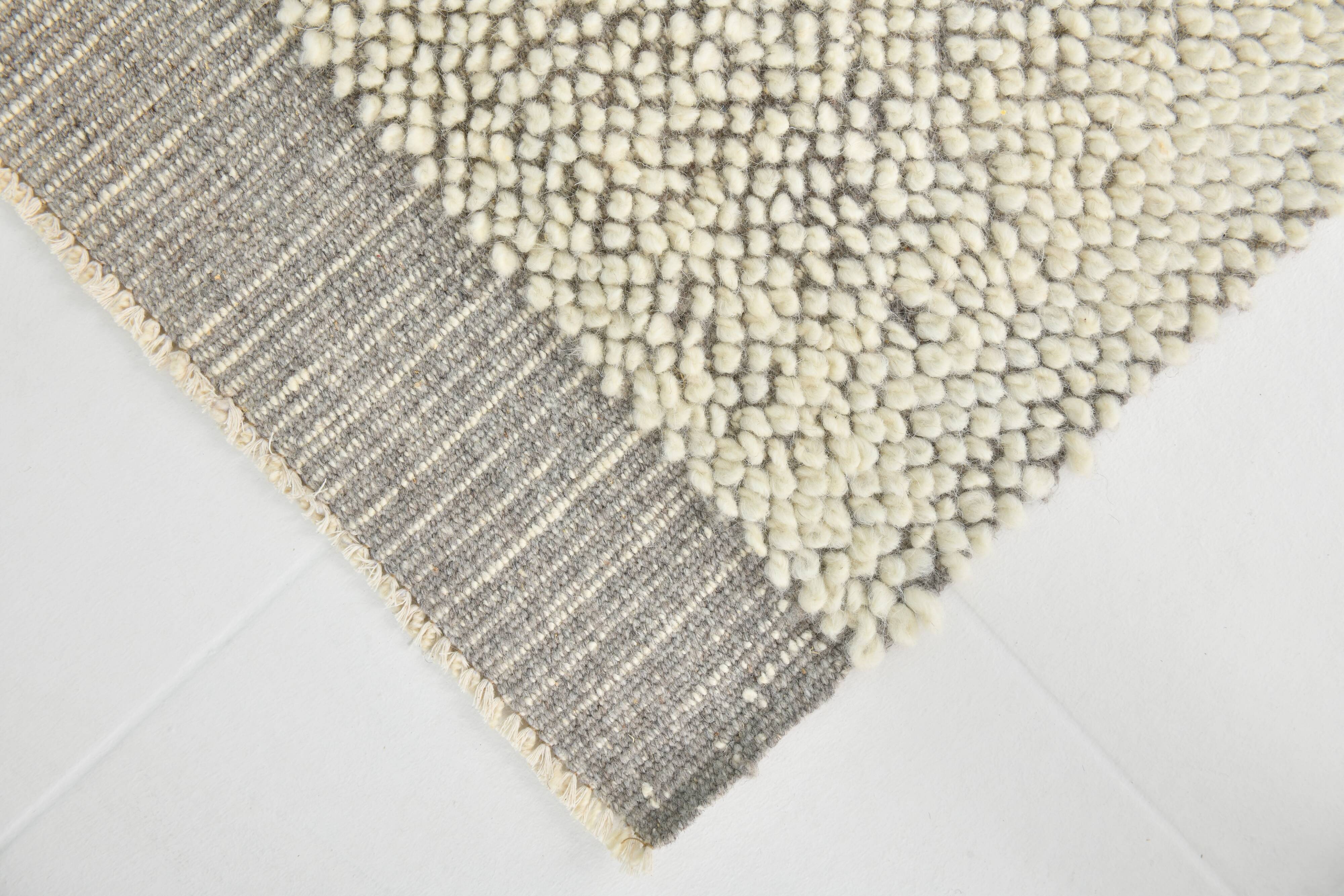 6x10 Gray Beige Modern Vintage Rug, 195x300Cm