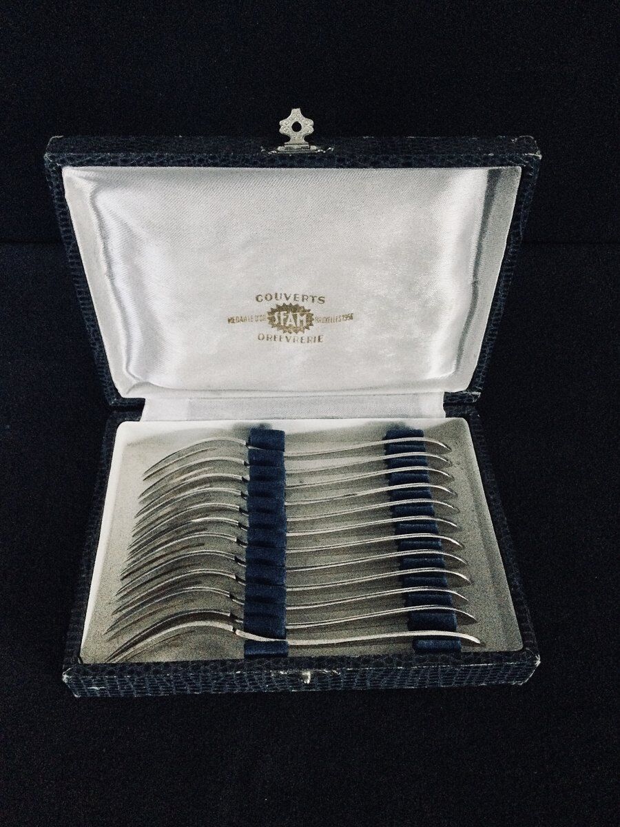 12 fourchettes à escargot