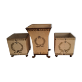 Ensemble de pots style empire