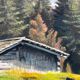 Table HSP "High Mountain Landscape with Cottage" by G. Gauthier