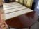 Table à manger demi-lune Louis Philippe à 8 allonges 430 cm