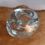 Vicke Lindstrand crystal vase (1904-1983) signed Kosta Boda Woman in bath